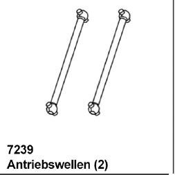 Antriebswellen (2) CRUSHER T