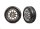 TRX2471T Alias Reifen Rille auf 2.2 Felgen schwarz-chrom vorne