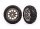 TRX2479T Anaconda Reifen auf 2.2 Felgen schwarz-chrom vorne