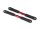 TRX9547R Sturz-Spurstange 7075-T6 Alu rot 117mm vorne (2)