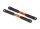 TRX9549T Vorspurstange 7075-T6 Alu orange 120mm vorne (2)