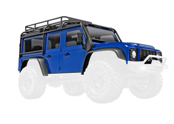 Karosserie TRX-4M Defender blau komplett