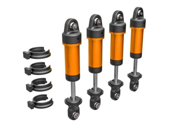 GTM Dämpfer 6061-T6 Aluminium orange komplett (4)