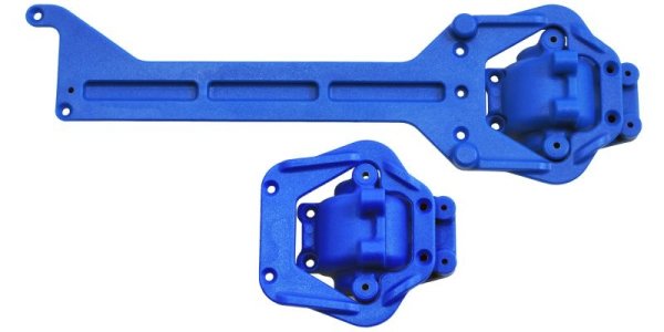 Chassis & Diff-Abdeckungen v/h blau