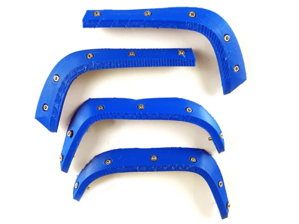 SLVR TMR Fender Flares blau (inkl. Schrauben)