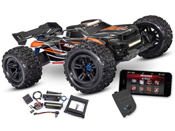 TRAXXAS SLEDGE 4x4 belted orange 1/8 Monster-Truck RTR