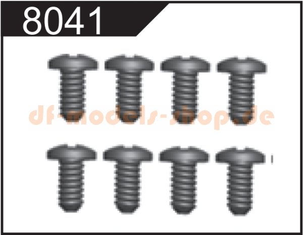 DF Models 8041 Schrauben 2,6x10 (8)