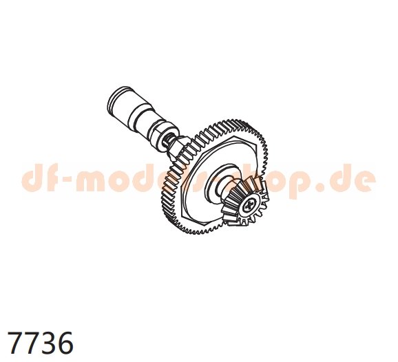 DF Models 7736 Hauptzahnradeinheit