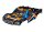 TRX6844-ORNG Karosserie Slash 4x4 orange/blau mit Aufkleber & Clipless