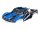 TRX5855-BLUE Karosserie Slash 4x4 blau mit Aufkleber & Clipless
