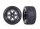 TRX6764-BLKCR Gravix Reifen auf RXT 2.8 Felge grau/schwarz-chrom 12mm (2)