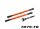 TRX7897-ORNG Wide-X-Maxx Vorspurstangen 7075-T6 Alu orange 188mm (2)