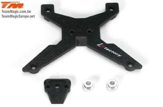 Option Part - G4 - Speed Shot Upper Carbon Stiffener Bracket (RS)