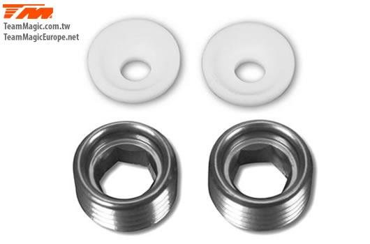 Option Part - G4 - Alum. Pivot Ball Nut & Teflon Washer(2) Titanium