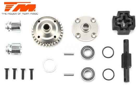 Tuningteil - E6 III BES - Mittlere Starrachse Kit mit Stahl Gehaus