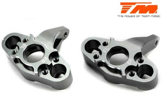 Option Part - E5 - CNC Machined Steering Block - Titanium (2 pcs)