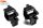 KF2157BK Option Part - E4D-MF - Aluminum 7075 - Rear Hub Carrier - Black (2 pcs)