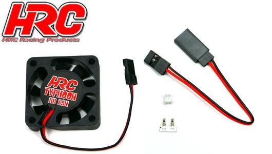 Lüfter 40x40x10 - HRC Typhoon RC Fan - Ultra High Speed - JR Stecker