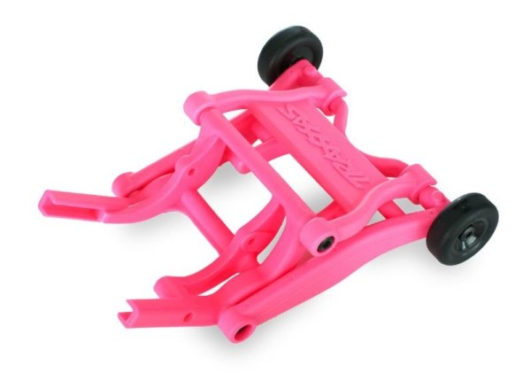 Wheelie Bar pink montiert