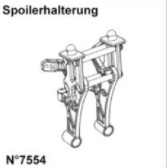 Spoilerhalterung