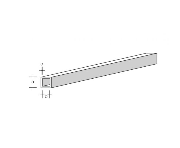 Pl-Rohr 330x5x5mm tr