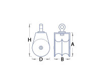 KR-63160 Messingblöcke doppelt Bausatz 3mm (4 Stk)