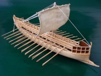 Griechische Bireme  1:72 Baukasten