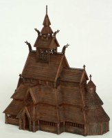 Gol Stabkirche 1:87 Baukasten