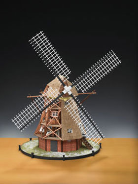 Holländische Windmühle 1:30 Bauk.