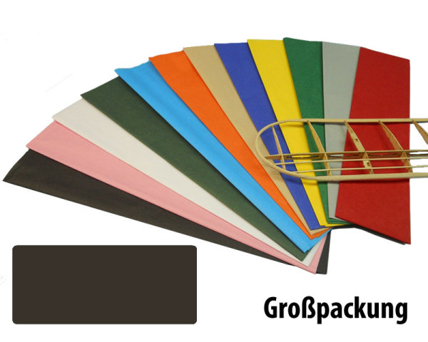 Bespannpapier schwarz 18g/qm 51x76 cm (50)