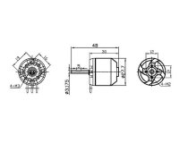 KR-42461 MAX Aero BL Motor A281 1000 KV