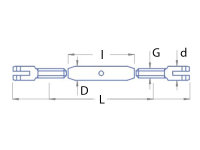 Wantenspanner M2x18mm (2Stk)