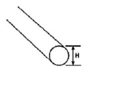 AR-2H Acryl-Rundst. transp. klar Ø1,6x225mm (40)