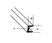 UFS-6 U-Profil tief 4,8x3,4x375mm (5)