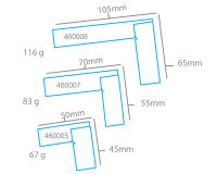 Rechter Winkel 50 mm