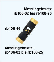 Kupplungs-Messingeinsatz 2,0 mm