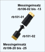 KR-rb106-05 Kupplungs-Messingeinsatz 4,0 mm