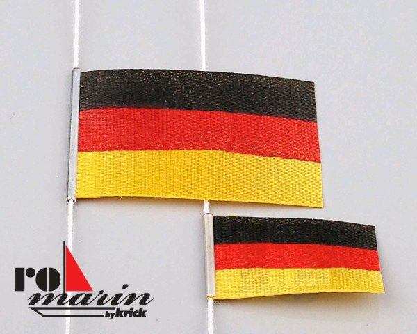 Flaggensatz Deutschland  25x40 mm/15x30 mm