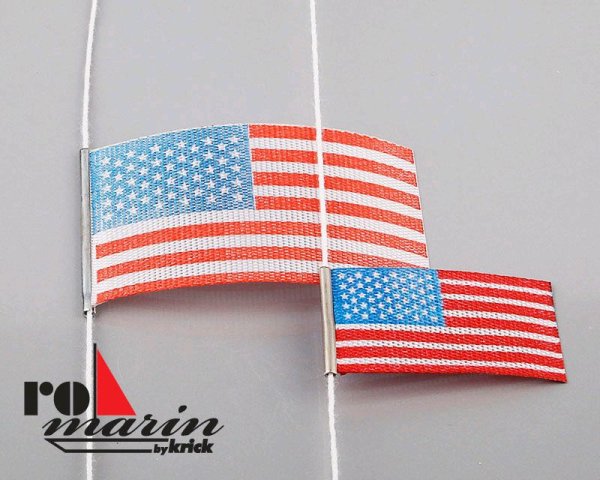 Flaggensatz USA 25x40 mm/15x25 mm