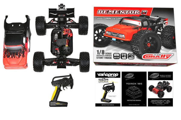 Team Corally - DEMENTOR XP 6S - Model 2021 - 1/8 Monster Truck SWB - RTR -  Brushless Power 6S - No Battery - No Charger