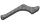 C-00180-233 Team Corally - Suspension arm stiffener - A - Lower Front - Left - Graphite 3mm - 1 pc