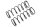 C-00180-628 Team Corally - Shock Spring - Hard - Buggy Front - 1.8mm - 75-77mm - 2 pcs