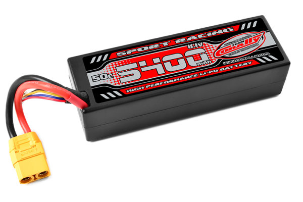 Team Corally - Sport Racing 50C - 5400Mah - 3S - 11,1V - XT-90 - Hard Case