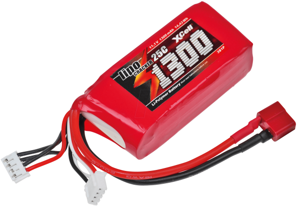 Xlipocracker3s, 11,1 V/1300mAh 35C t- Buchse