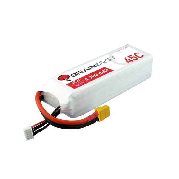 LiPo • 4s1p • 14,8V • 4.200mAh • 45C • BRAINERGY • kompatibel mit Deans T-Plug