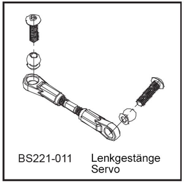 Lenkgestänge Servo - BEAST BX / TX