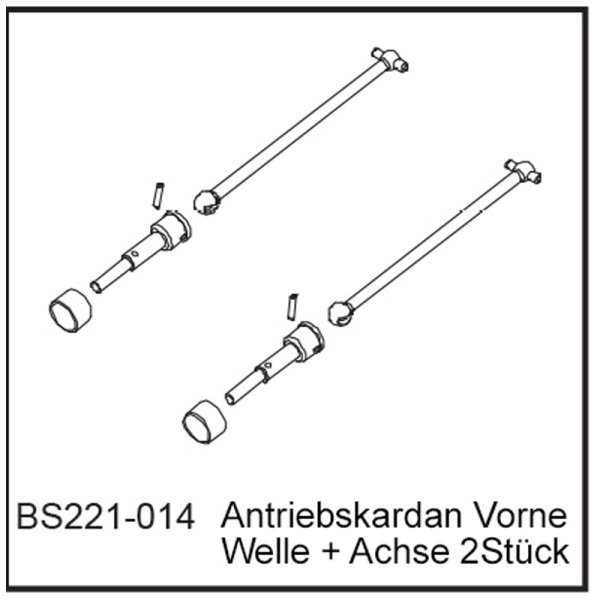 Antriebskardan Vo (2 Stück) - BEAST BX / TX