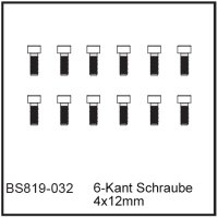 6-Kant Schraube 4x12mm - BEAST BX / TX